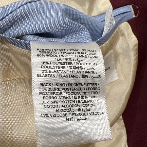 Gant Ladies Burgandy Blazer - Picture 7 of 9